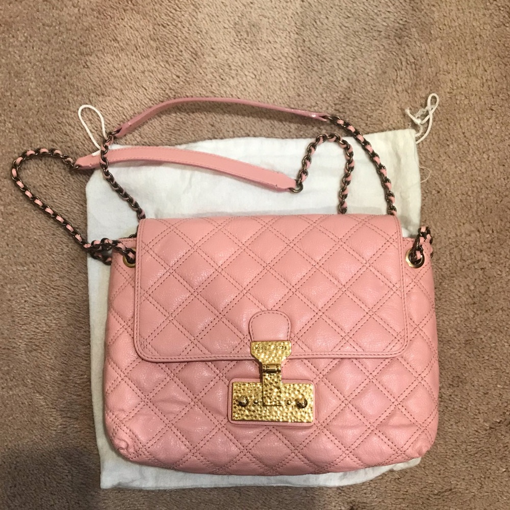 Blossom pink  Marc Jacobs baroque quilted bag